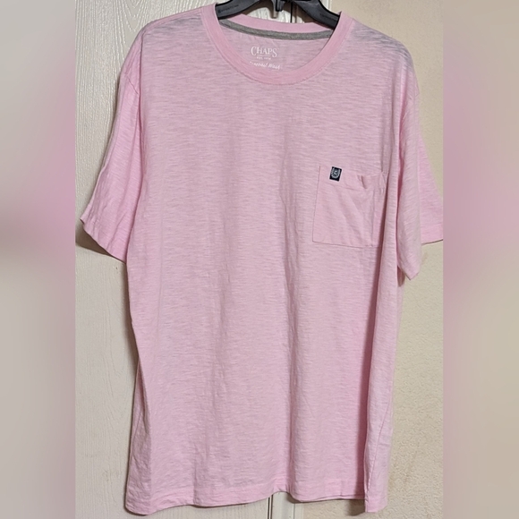Chaps Men's Short Sleeve Soft Slub Jersey Pocket T-Shirt Size L Used Excellent - Picture 3 of 6